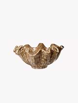 Hanna Decorative Bowl Stoneware Brown Small