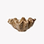 Hanna Decorative Bowl Stoneware Brown Small