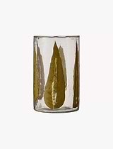 Leaf Hurricane Glass Medium