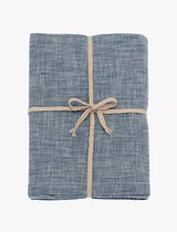 Chambray Tablecloth 130x230cm Flint Blue Large