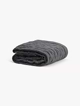 Velvet Bedspread 140x220cm Slate Blue