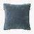 Velvet Cushion 43x43cm Feather Fill Slate Blue