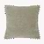 Velvet Cushion 43x43cm Feather Fill Taupe