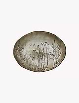 Annabelle Serving Platter Stoneware Grey