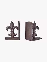 Frej Bookends Iron Brown Black