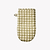 Gulli Oven Glove Cotton Green Ivory