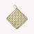 Gulli Potholder Cotton Green Ivory