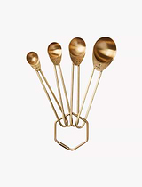 Odin Measuring Spoons Brass