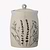 Bea Jar w/Lid Stoneware Natural