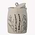 Bea Jar w/Lid Stoneware Natural