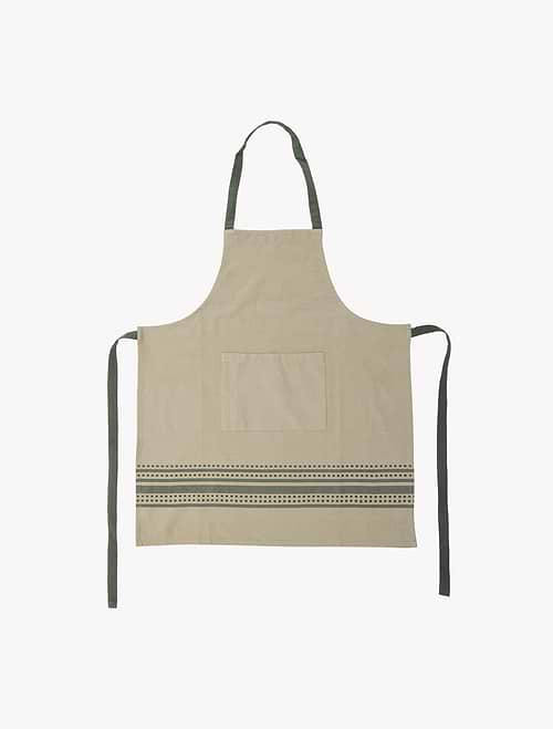 Anza Apron Cotton Green