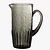Anora Jug Glass Grey