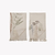 Bea Kitchen Hand Towel Cotton Natural Set of 2