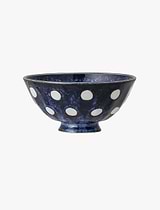 Camellia Bowl spot Porcelain H6 x 13 Blue