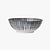 Camellia Bowl Stripe Porcelain H4.5 x 12 Blue