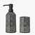 Cheran Soap Dispenser Set Stoneware Green