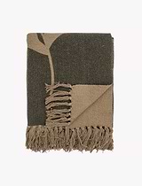 Geneva Throw 130x160cm Recycled Cotton Green