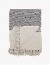 Sefanit Throw 130x160cm Recycled Cotton Grey