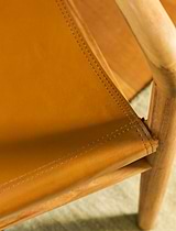 Beja Armchair Teak Brown