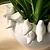 Elsa Bird Planter Stoneware Warm White