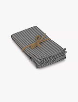 Hampton Stripe Napkins Set of 4 Blue