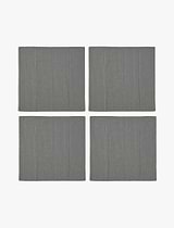 Hampton Stripe Napkins Set of 4 Blue