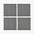 Hampton Stripe Napkins Set of 4 Blue