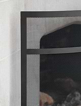 Bretforton Fire screen Large Black