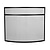 Bretforton Fire screen Large Black