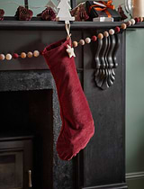 Hyde Christmas Stocking Berry