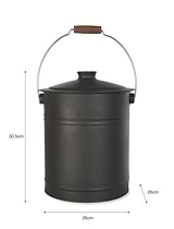 Forge Fire Bucket Black