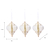 Maddox Teardrop Bauble Set of 3 Warm White