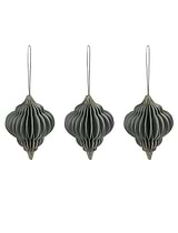 Maddox Teardrop Bauble Set of 3 Rosemary