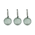 Whittington Christmas Baubles Set of 3 Rosemary