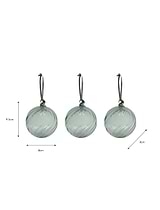 Whittington Christmas Baubles Set of 3 Rosemary