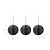Maddox Baubles Set of 3 Rosemary