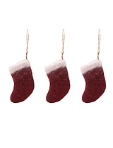 Southwold Stockings Set of 3 Berry