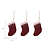 Southwold Stockings Set of 3 Berry