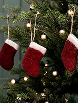 Southwold Stockings Set of 3 Berry