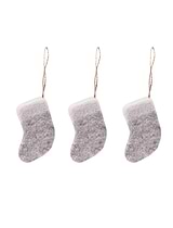 Southwold Stockings Set of 3 Grey