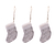 Southwold Stockings Set of 3 Grey