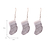 Southwold Stockings Set of 3 Grey