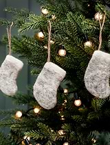 Southwold Stockings Set of 3 Grey