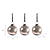 Laverton Baubles Set of 3 Silver