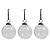 Snowshill Baubles Set of 3 Clear