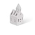 Airdrie Church Tealight Holder White