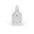 Airdrie Church Tealight Holder White