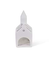 Airdrie Church Tealight Holder White