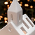 Airdrie Church Tealight Holder White