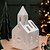 Airdrie Church Tealight Holder White